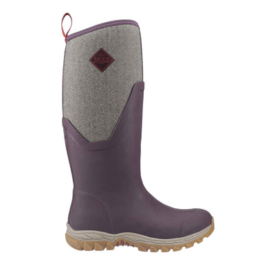 Women's Arctic Sport II Tall Boots Wine Herringbone Print