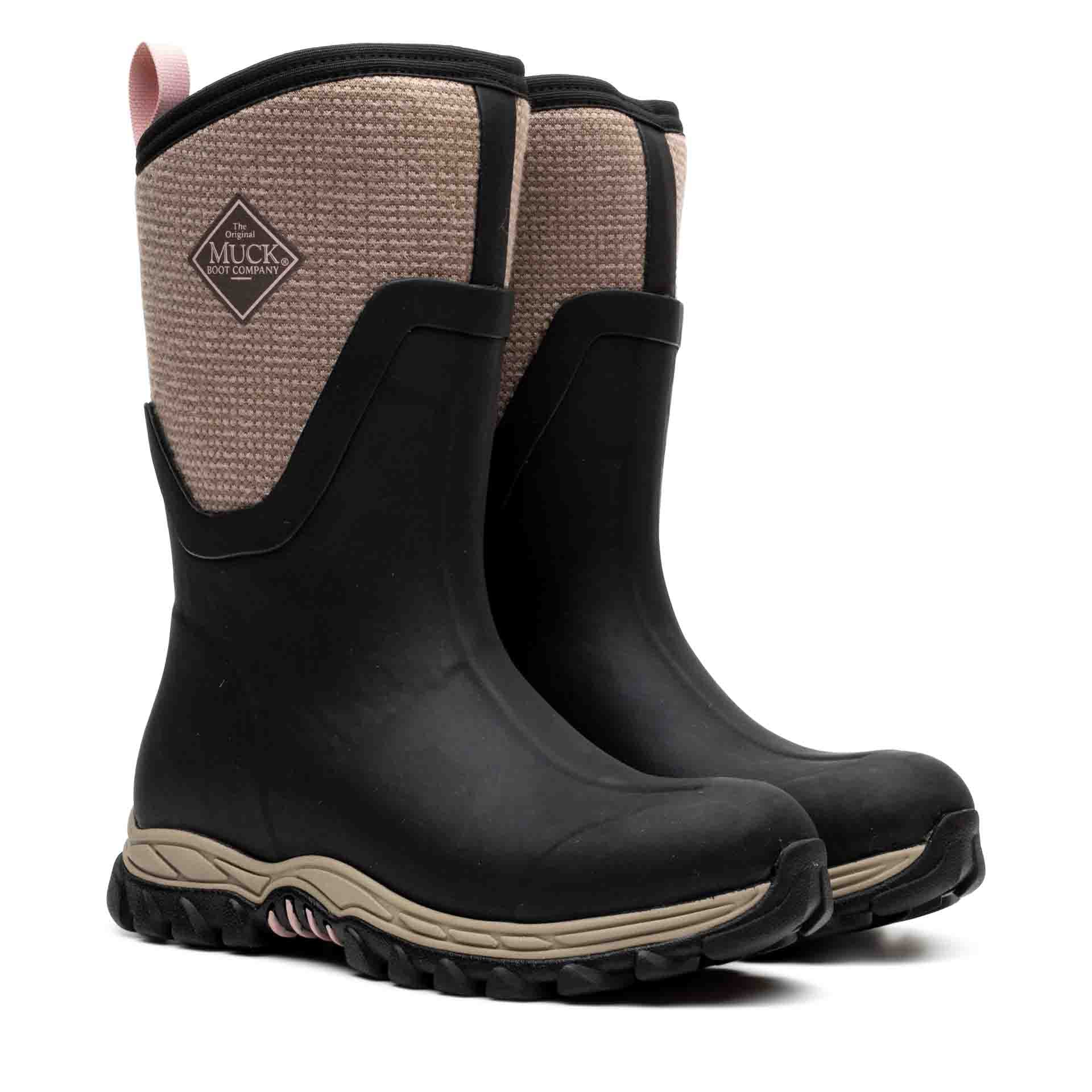 Muck Boots Women's Black-Walnut Weave Arctic Sport II Short Boots