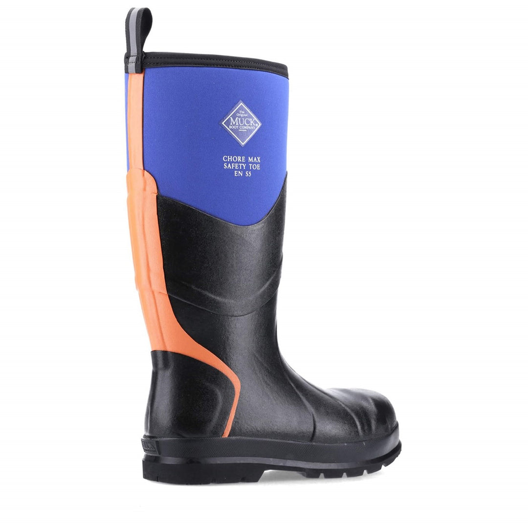 Unisex Muck Boots Blue Chore Max Steel Toe S5 Tall Boots MuckbootEU